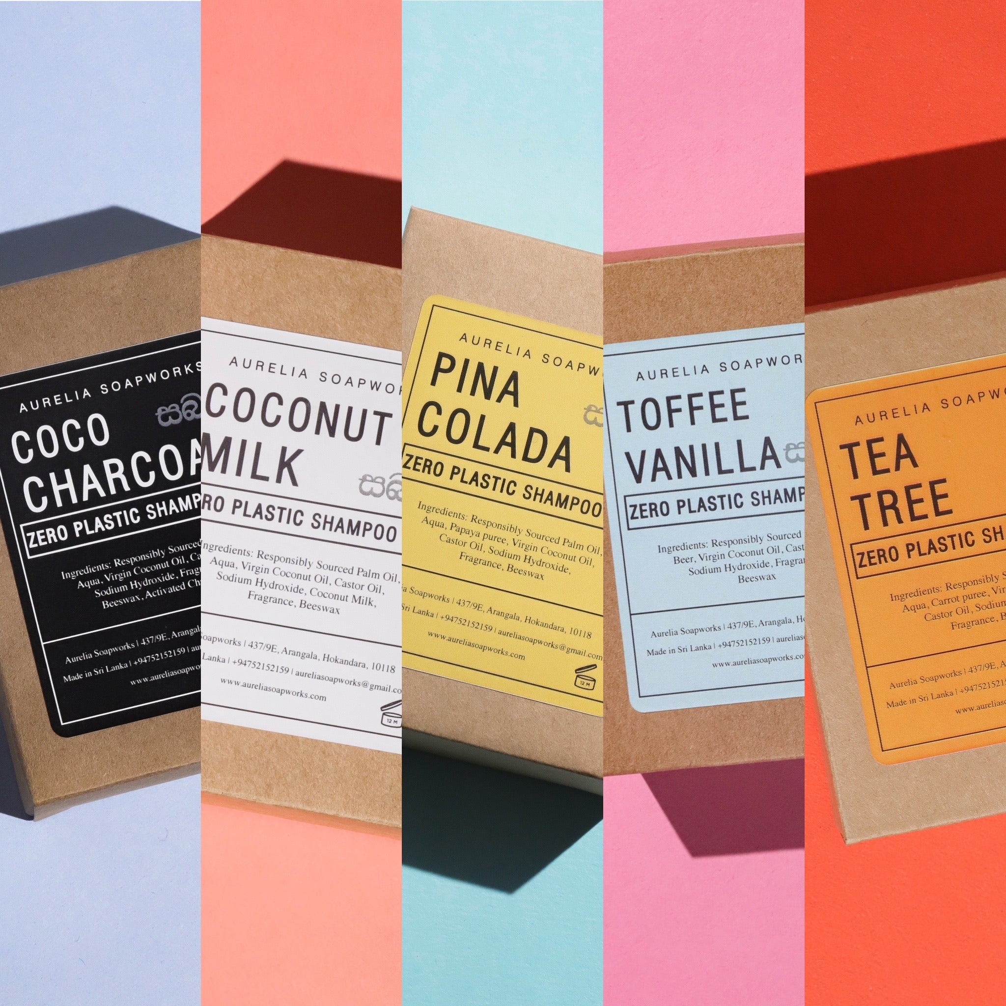 Aurelia shampoo bars