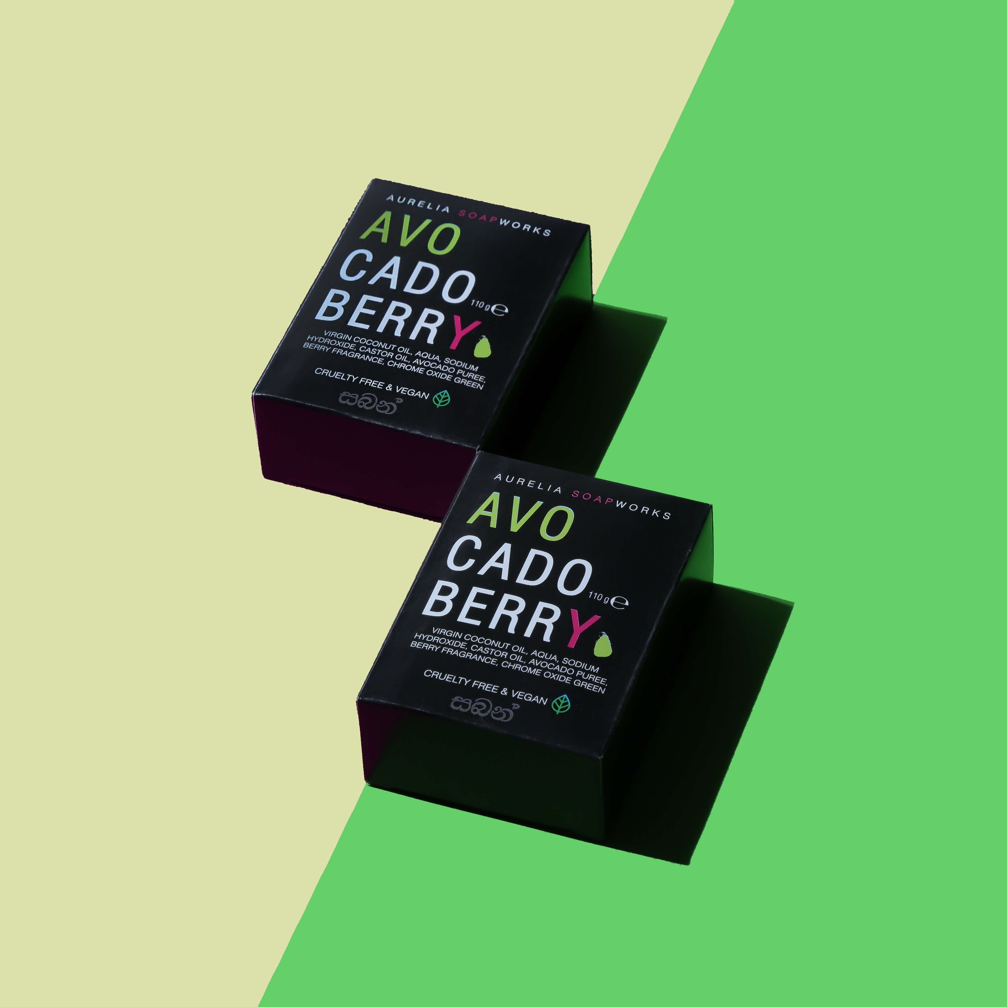 Avocado berry bath soap