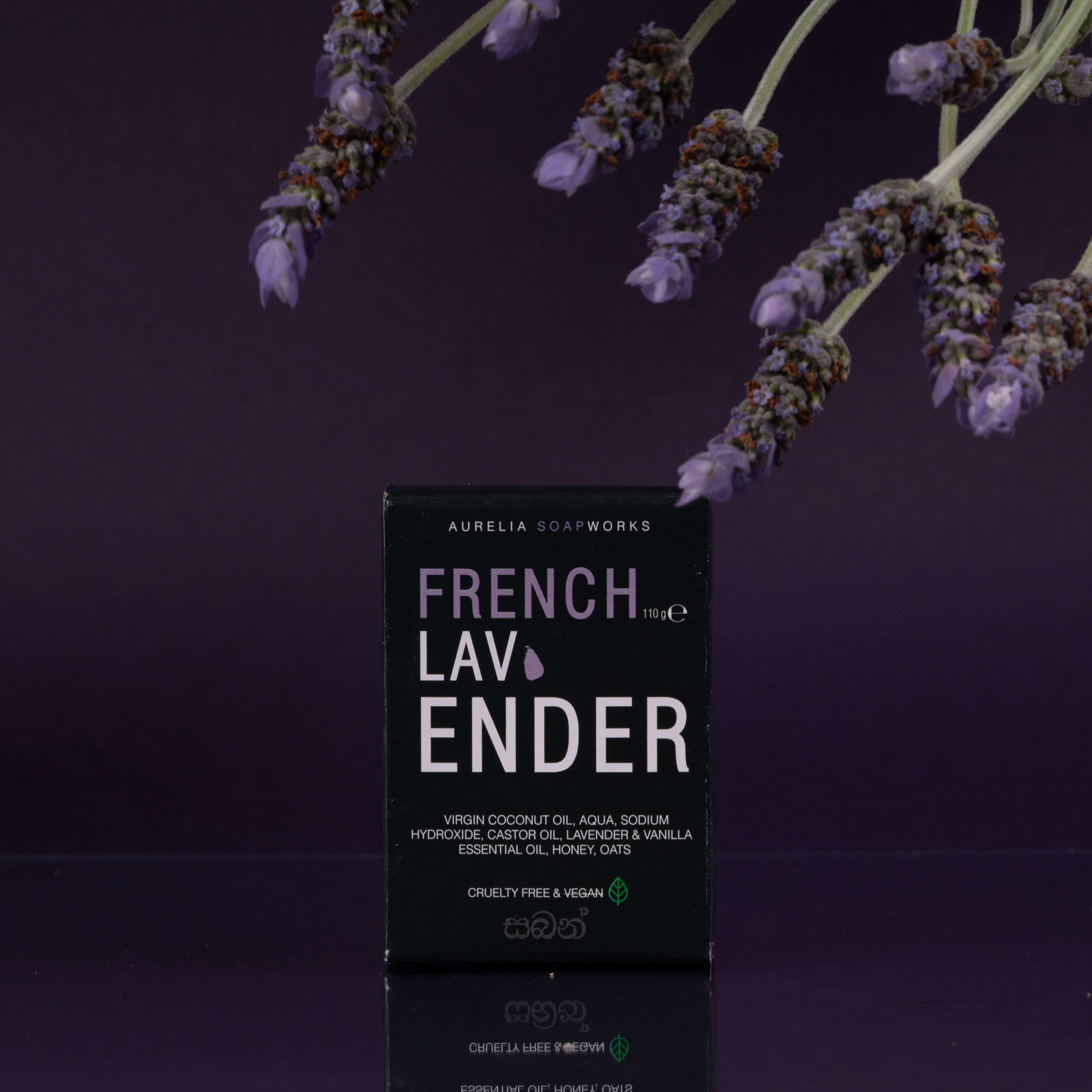 French lavender bath soap