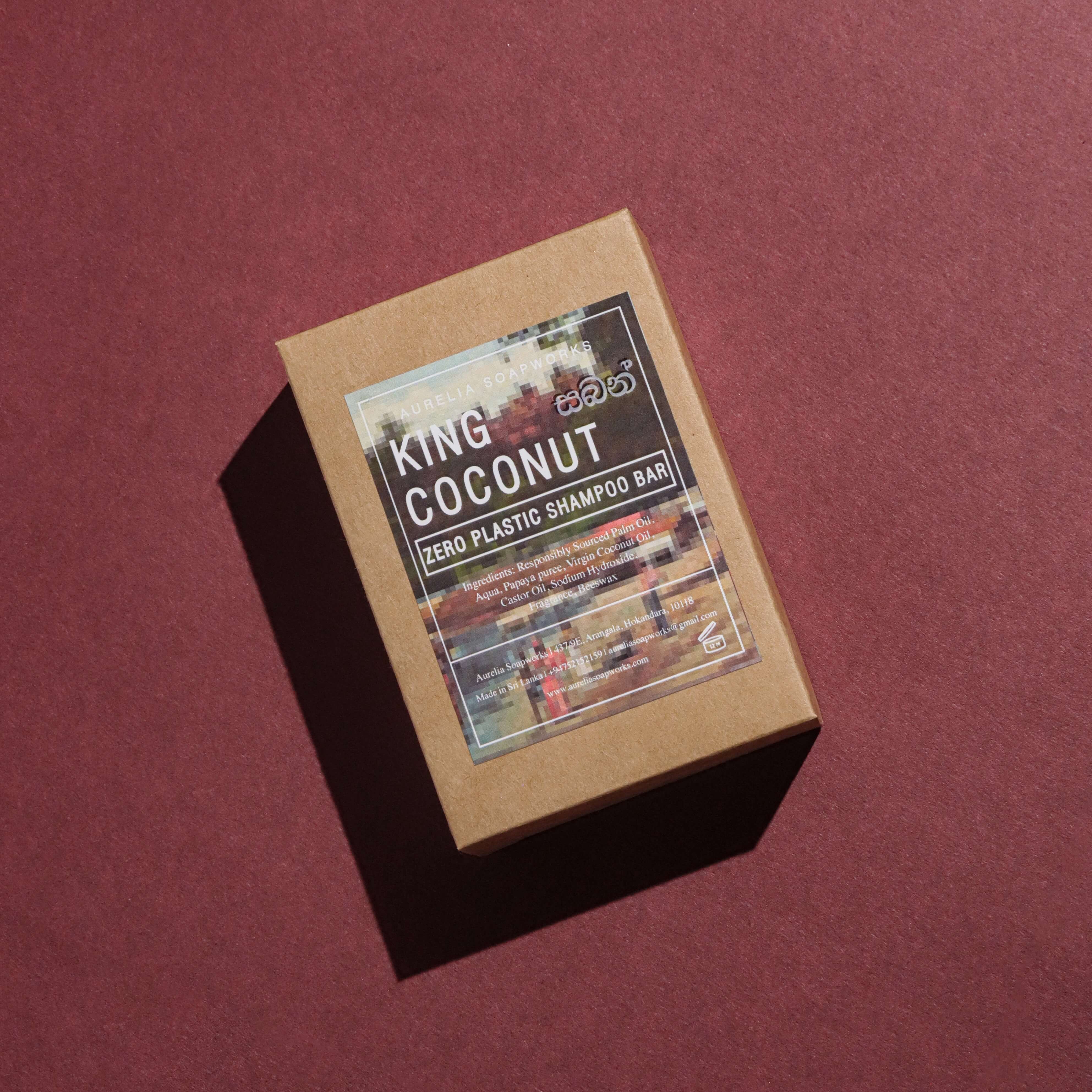 King coconut shampoo bar