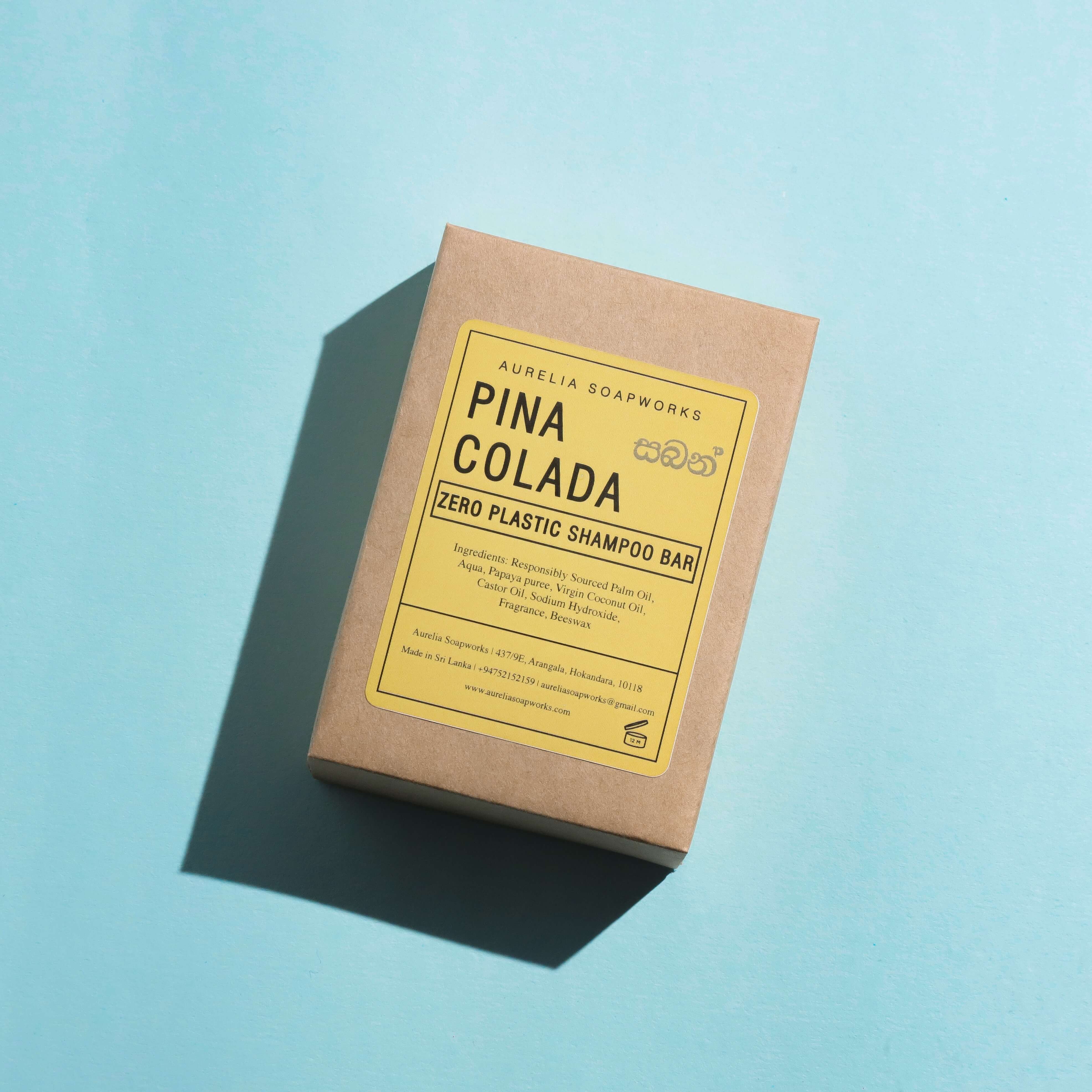Pina colada shampoo bar