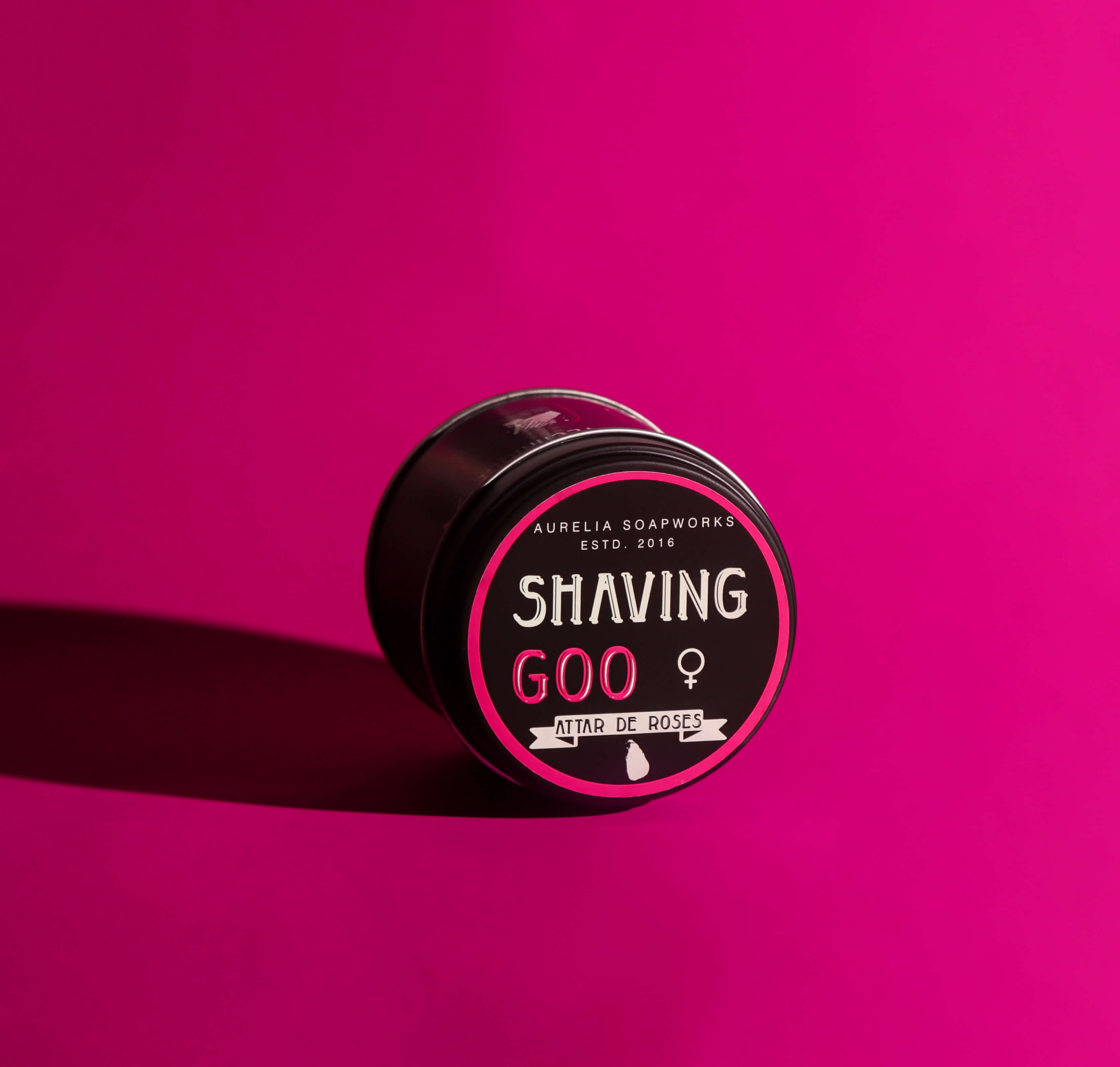 Shaving soap attar de roses