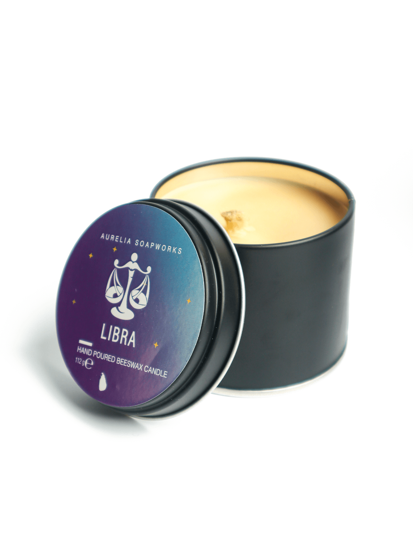 Zodiac Star Sign Beeswax Candles