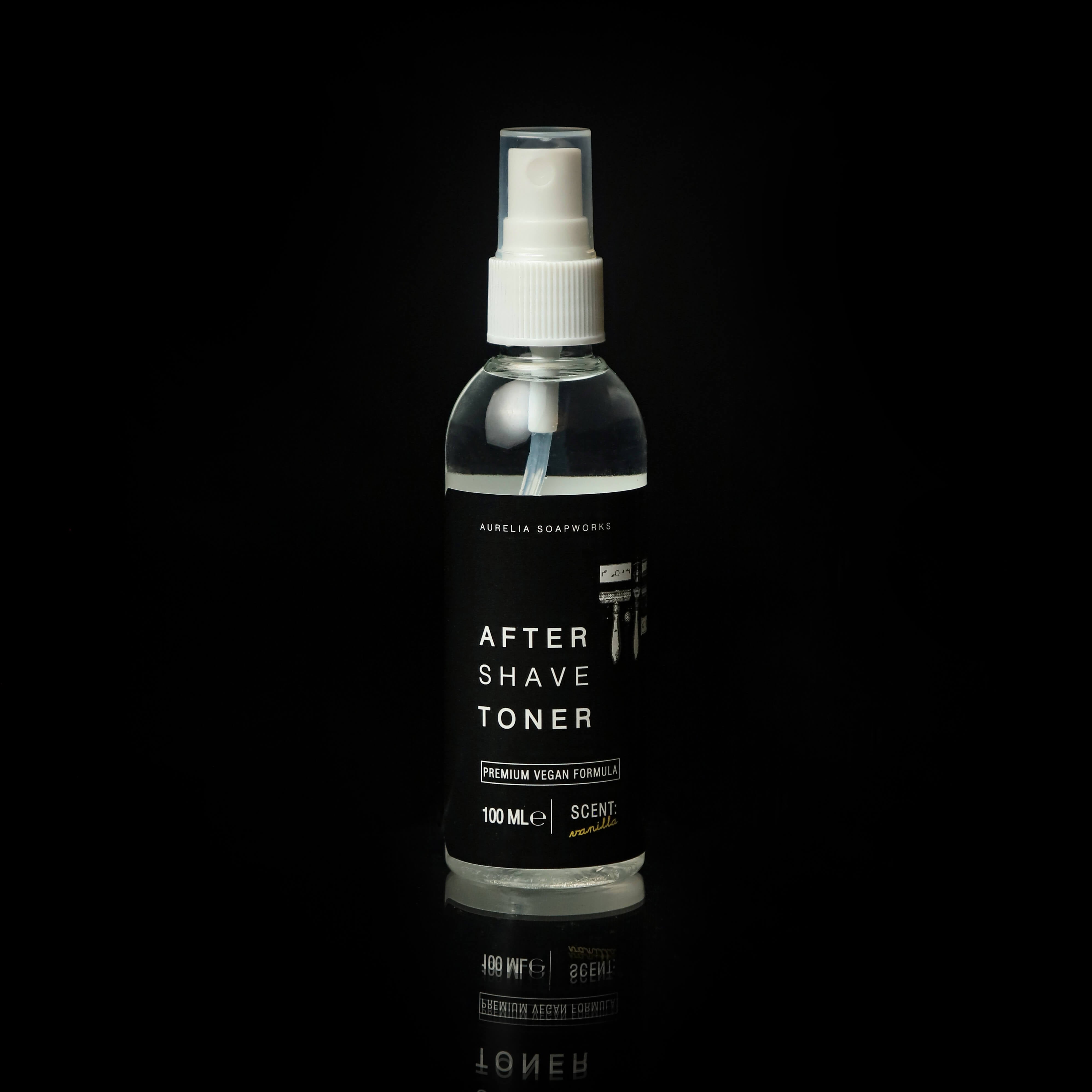 Alcohol free aftershave toner