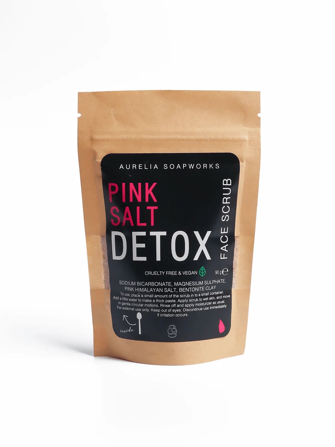 Pink Salt Detox Face Scrub