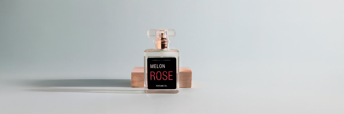 Melon rose perfume